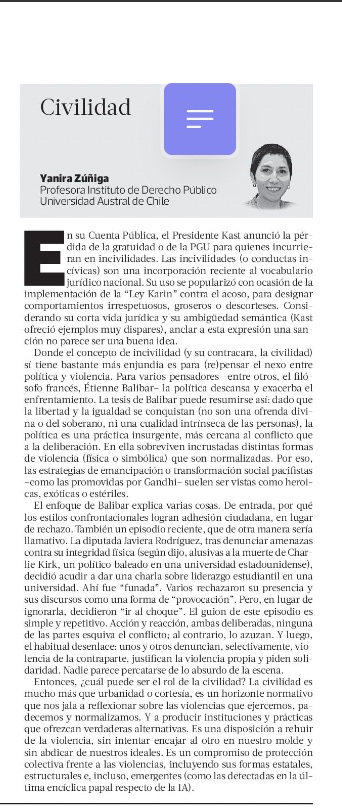 columna civilidad