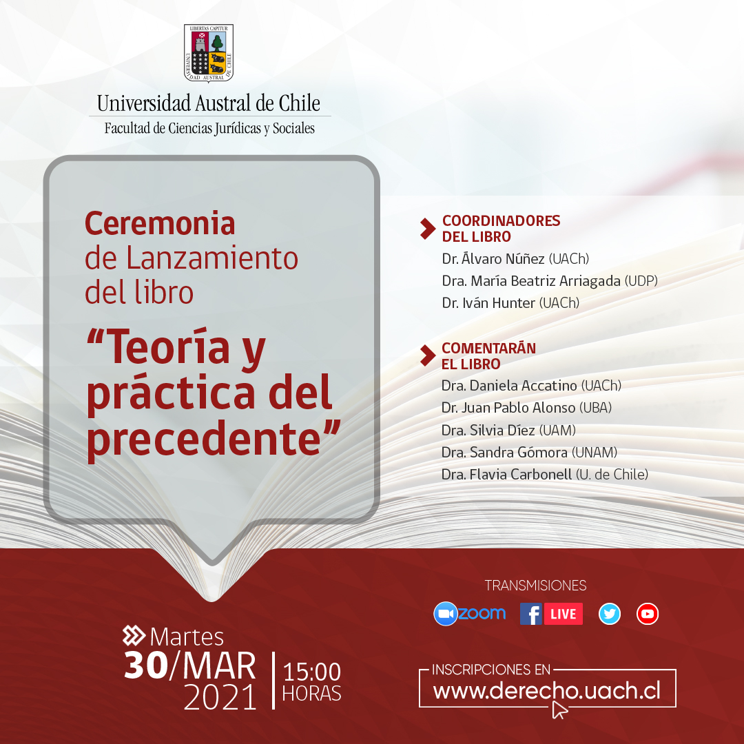 Afiche. Teoría y práctica del precedente
