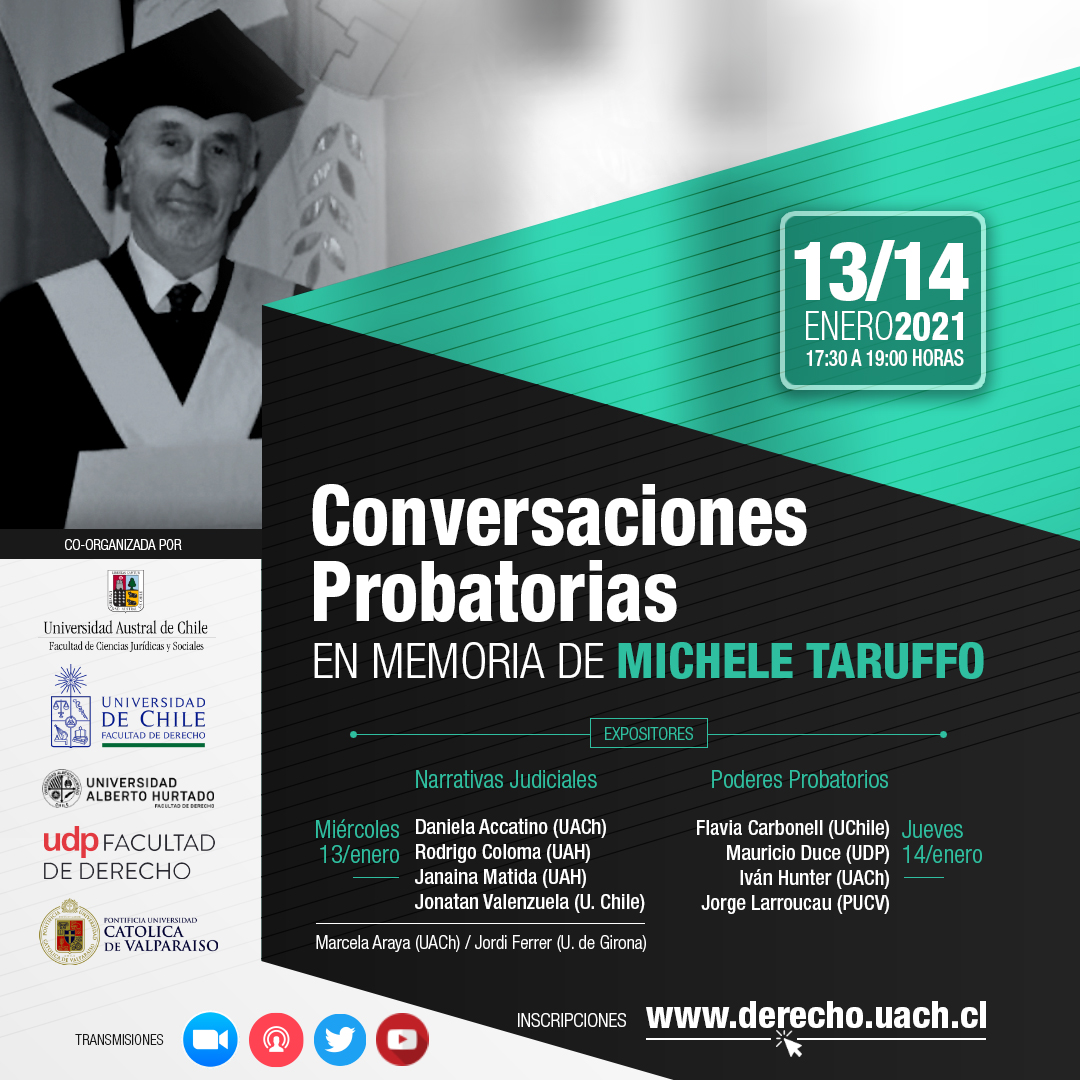 Afiche Conversaciones probatorias